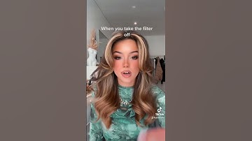 Thumbnail of FILTER VS. NO FILTER TIKTOK TREND #shorts