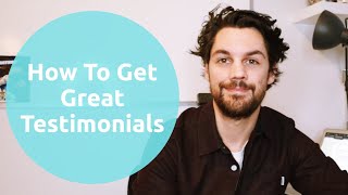 How To Ask For Great Testimonials - Free Email Template