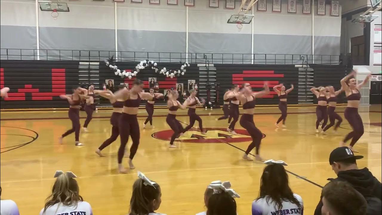 Weber State Dance Team performance at Weber High 2023 YouTube