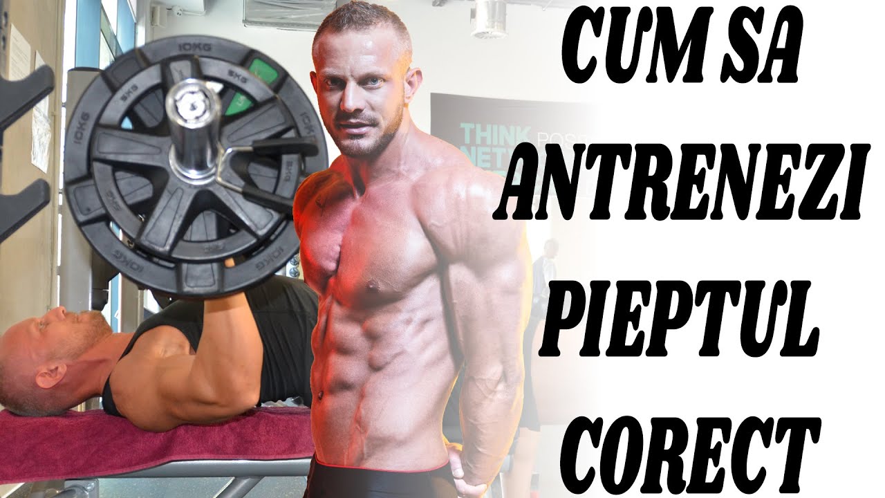 Antrenare piept | Cum sa faci corect impins cu bara | Cum sa activezi pieptul | Incalzire piept