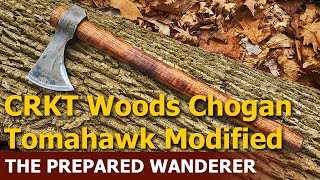 CRKT Woods Chogan Tomahawk Modified