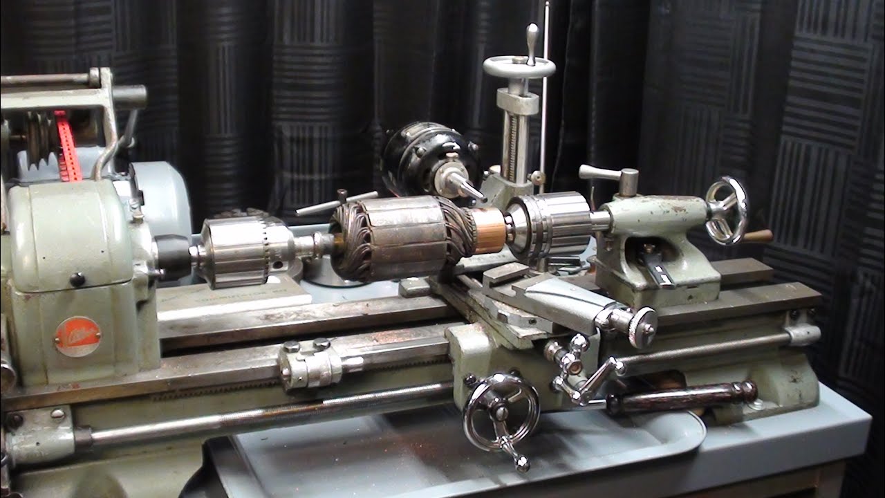 Truing Armatures on 618 Atlas Lathe 