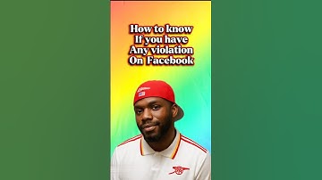 How to no if you have any violation or account warning on Facebook #facebookguide #facebooksettings