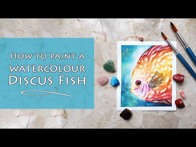 Easy Watercolor Painting Ideas - Koi Fish 