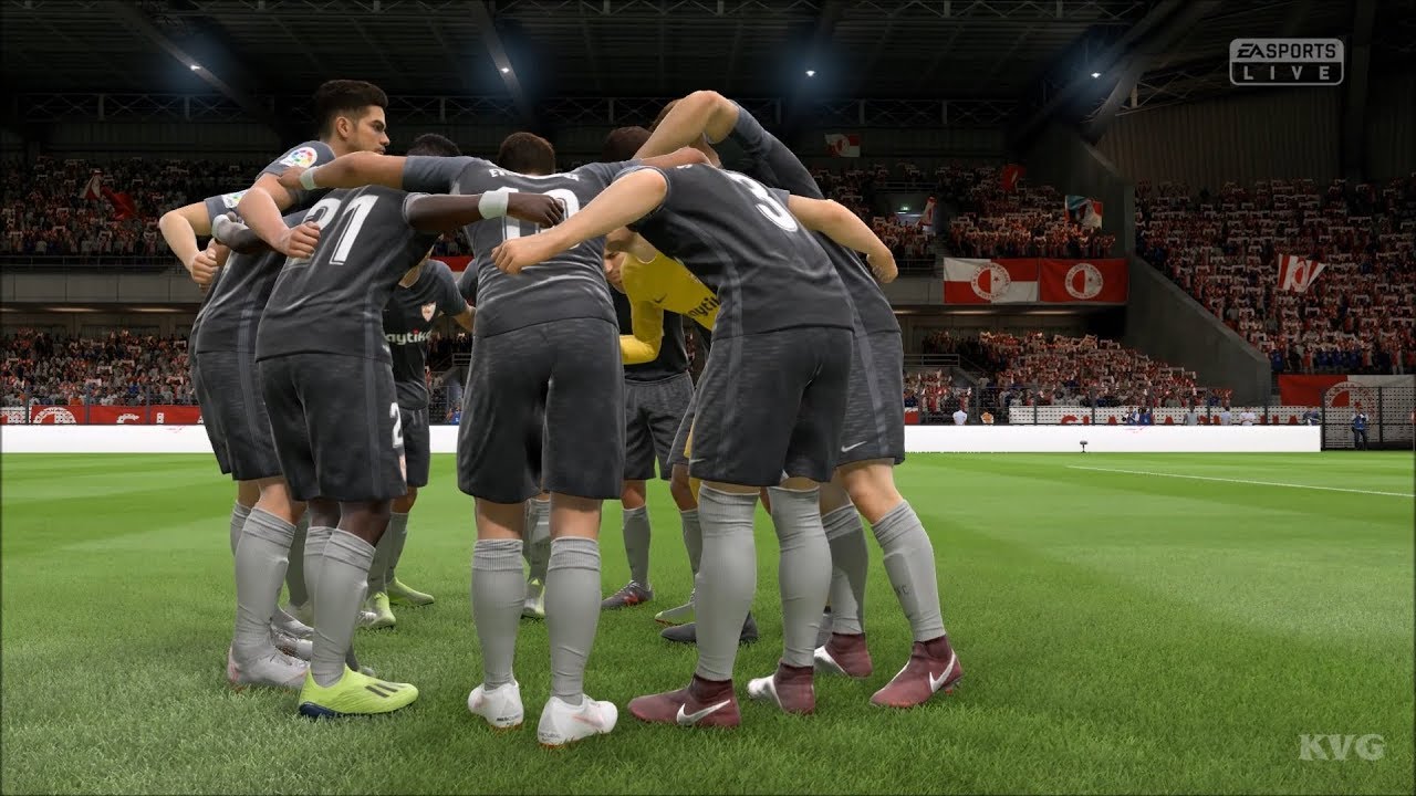 FIFA 19 - SK Slavia Praha vs Sevilla - UEFA Europa League Gameplay (PC HD) [1080p60FPS]