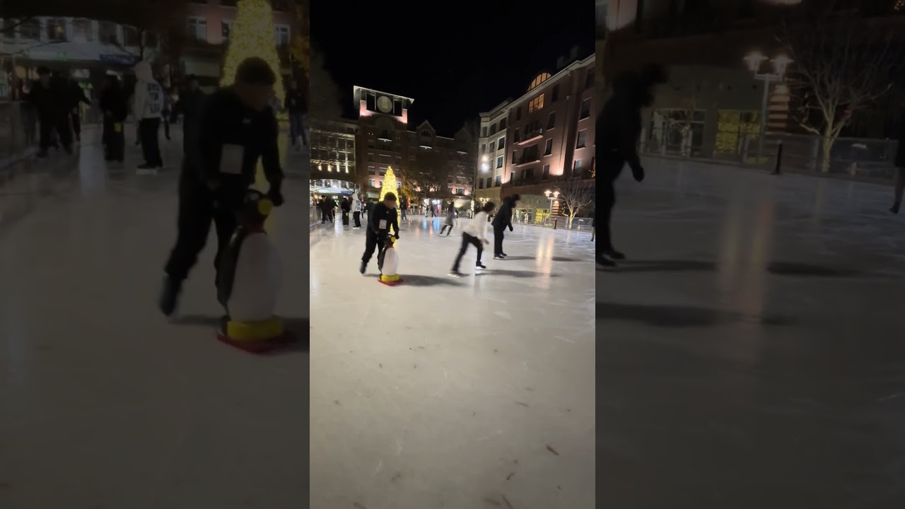 Ice skating 