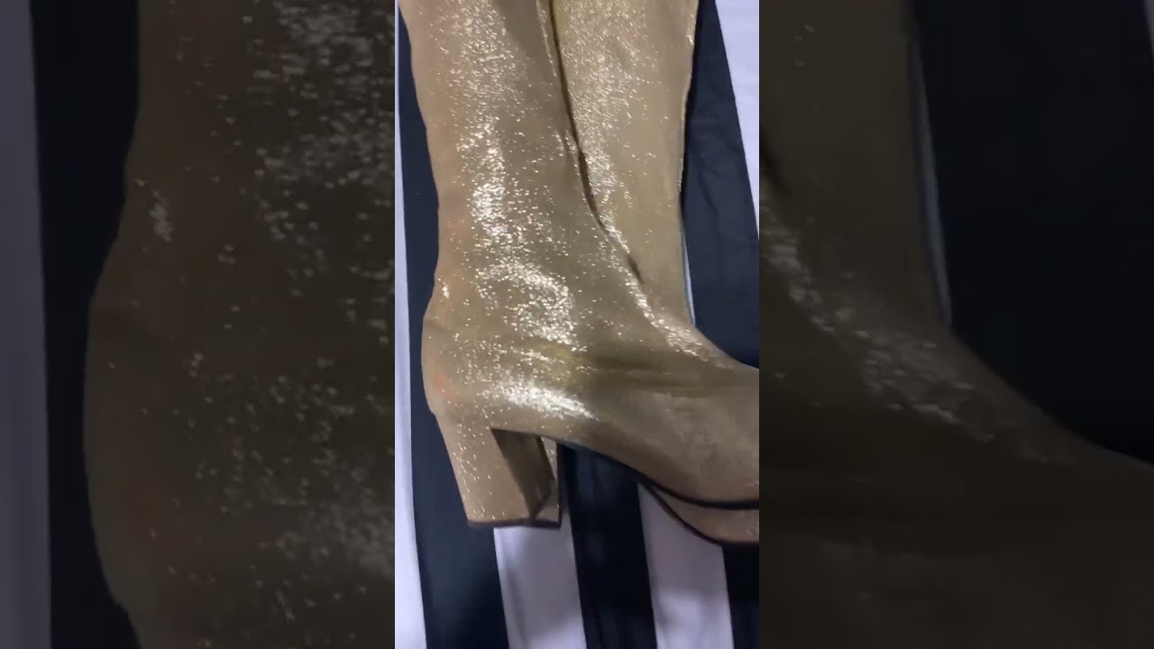 1960’s gold ￼go go boots