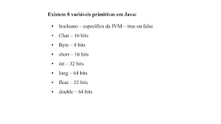 Lógica de Programação - tipos de dados numéricos em Java - #08