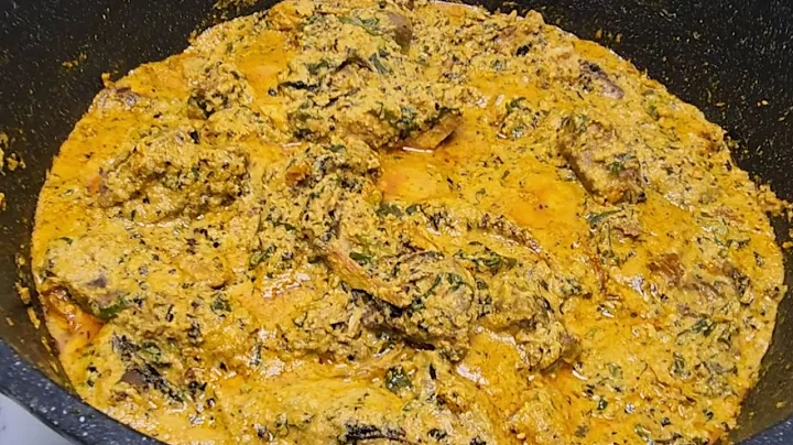 How To Make Nigerian Egusi Soup With Bitterleaf And Waterleaf.