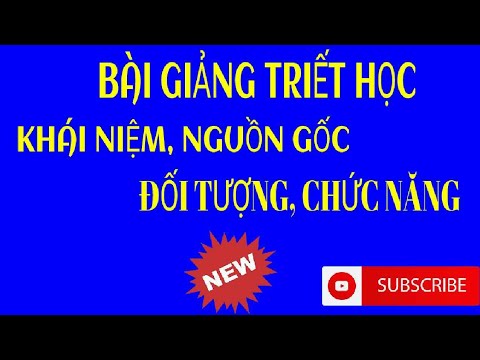 Video Phân tích đối tượng nghiên cứu của triết học và triết... - YouTube