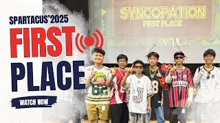 Spartacus Band Competition 2025 Syncopation Band Cover By Reza Artamevia The Rock