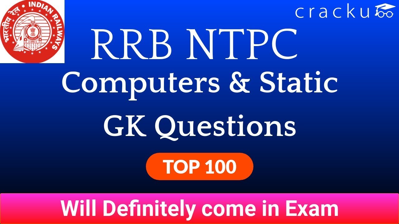 static gk for rrb ntpc 2019