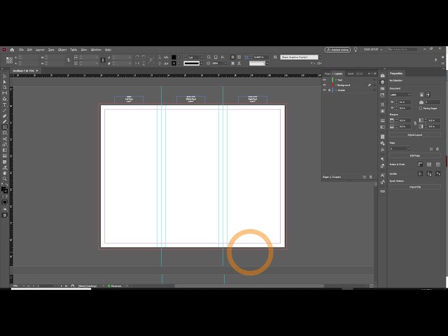 Fold Line Indesign How To Set Up A Trifold In Indesign