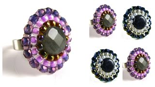 Festival Ring Tutorial - Brick Stitch