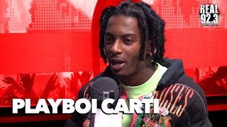 Playboi carti is in the studio with bootleg kev and shares about his
'big brother' a$ap rocky, album lil uzi, fashion, touring, being a fan
of w...