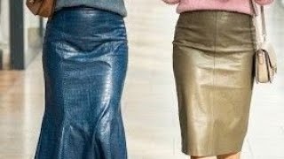 Outstanding fantastic leather pencil skirts ideas for ladies fashion 
