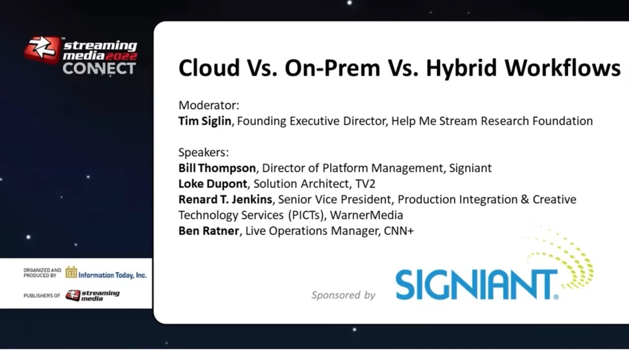 Cloud Vs. On-Prem Vs. Hybrid Workflows