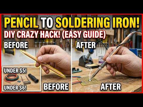 Don't Buy a Soldering Iron! Turn a Pencil Into One Instead!