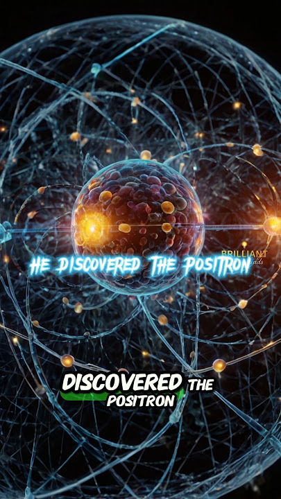 Carl Anderson--The Man Who Discovered Antimatter #sciencehistory #facts #science #shorts #short