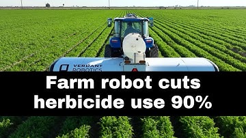 Smart farm robot cuts herbicide, fertilizer use by 90%