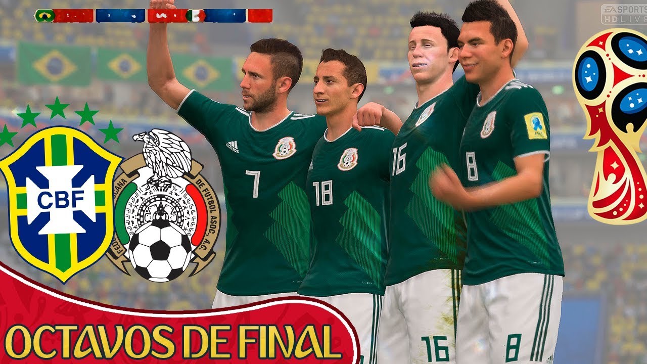 FIFA 18 World Cup - EL PARTIDO MÁS ÉPICO - Brasil vs México | #3
