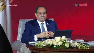 كلمة الرئيس السيسي عن الرياضة المصرية.. كرة القدم  أصبحت صناعة ولن نستعين بمدربين أجانب - super time