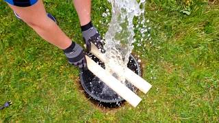 Amazing Diy Stone Water Fountain 🏡💧 #diy #creative #stone #waterfountain