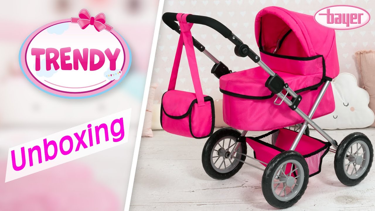 Bayer Design #13029AA Puppenwagen Trendy | Unboxing-Video zum Aufbau