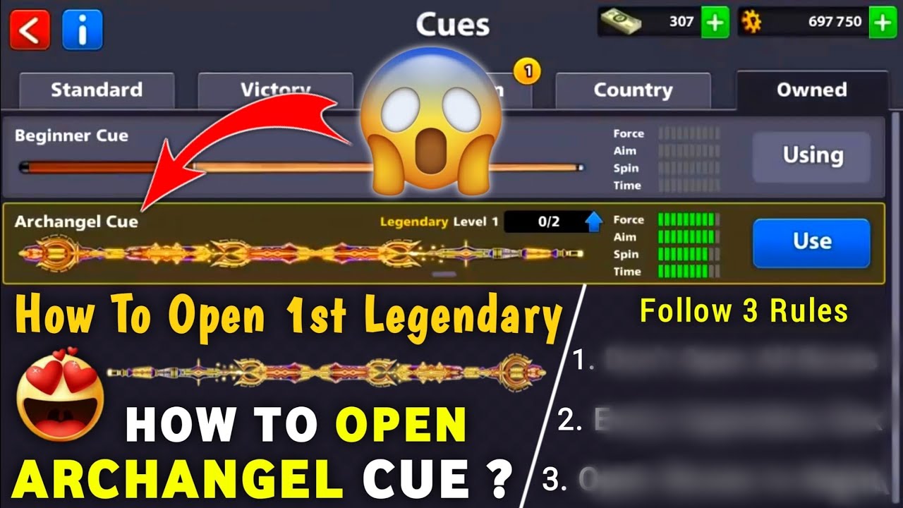 8 Ball Pool - How To Open Archangel Legendary Cue ? 