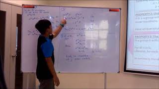 SMA 3033 Algebraic Structure (Group D)