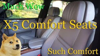 Swapping Comfort Seats into my E70 BMW X5