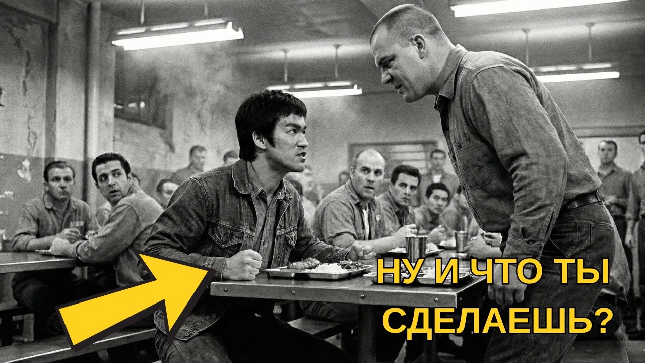 Брюс Ли обедал, когда задира плюнул в его тарелку — 4 секунды спустя задира дрожал от страха