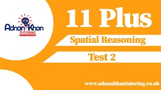 11 Plus Mocks - Spatial Reasoning Test 2
