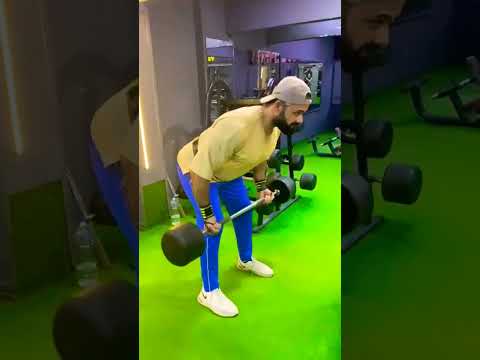 بار حر لعضلة الظهر 