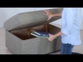 Built-in Ottoman Storage Built-in Ottoman Storage