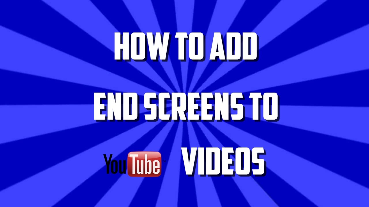 youtube end screen annotations