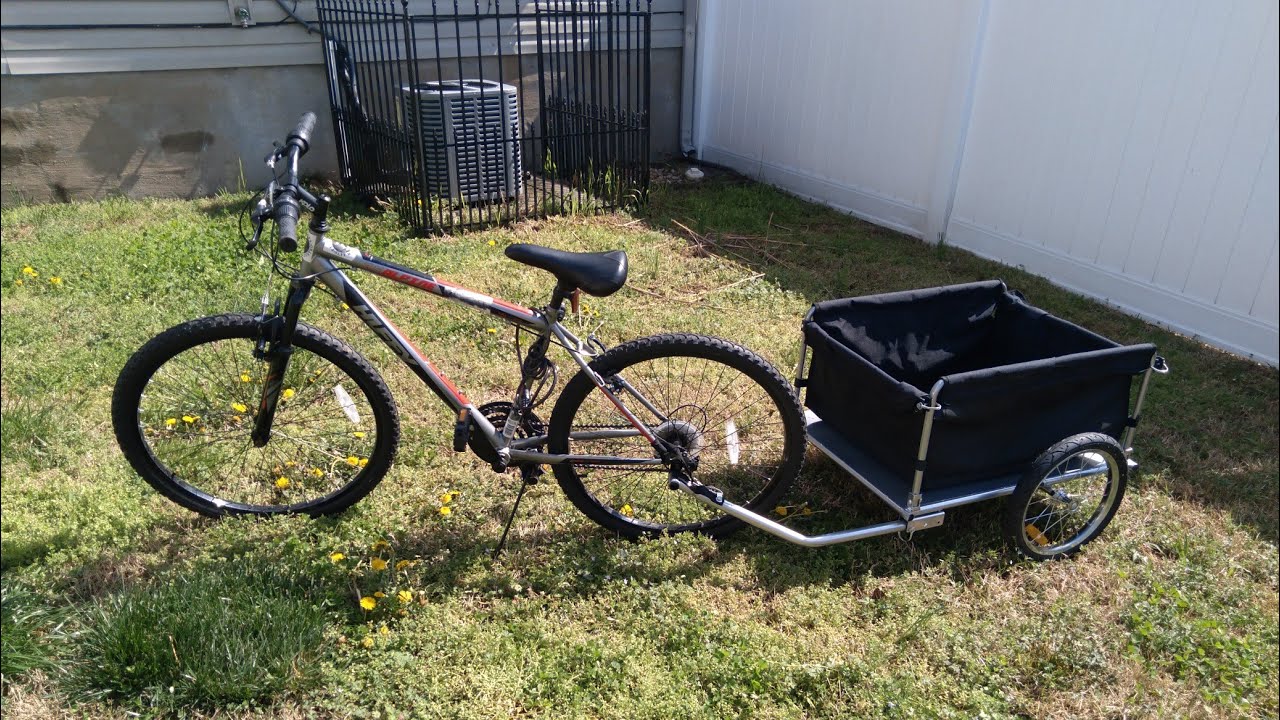 aosom elite ii bike trailer