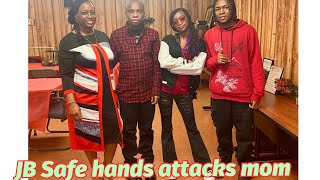 Tik Toker Jb safe hands viciously attacks his family and kicks doors off the hinges 