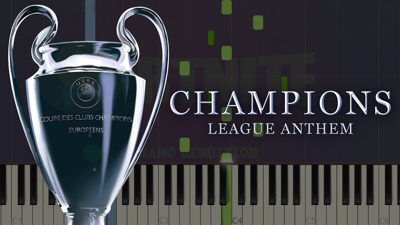 Uefa Champions League Anthem Piano Tutorial Sheets Youtube