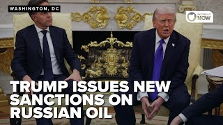 Trump launches new sanctions on Russian oil, angering Putin as attacks on Ukraine continue