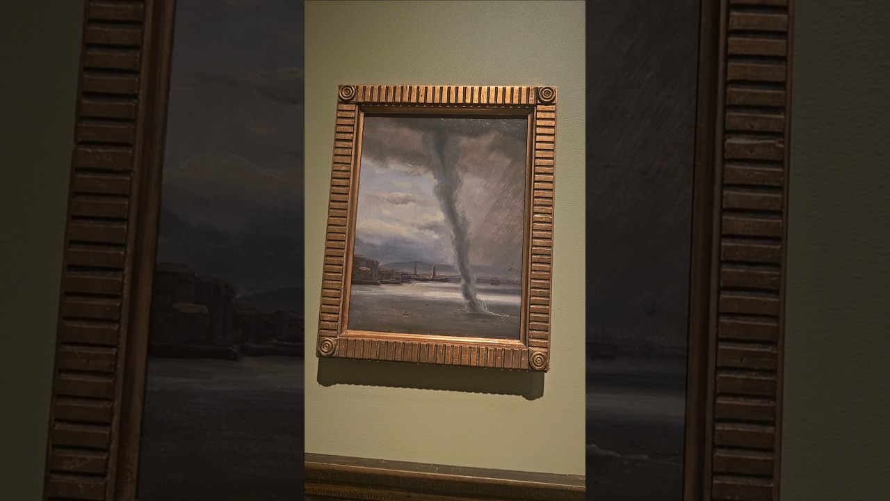 ⁣Looking at clouds in art at Nasjonalmuseet in Oslo, Norway ⛅️ Join the tour june 5th! 🌪☁️