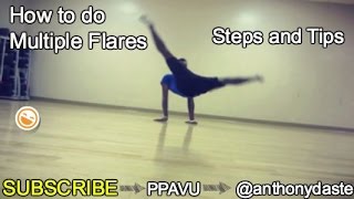 Dance Tip 01: How To Do 2 Flares | How To Do Multiple Flares | Helpful Tips On Flares
