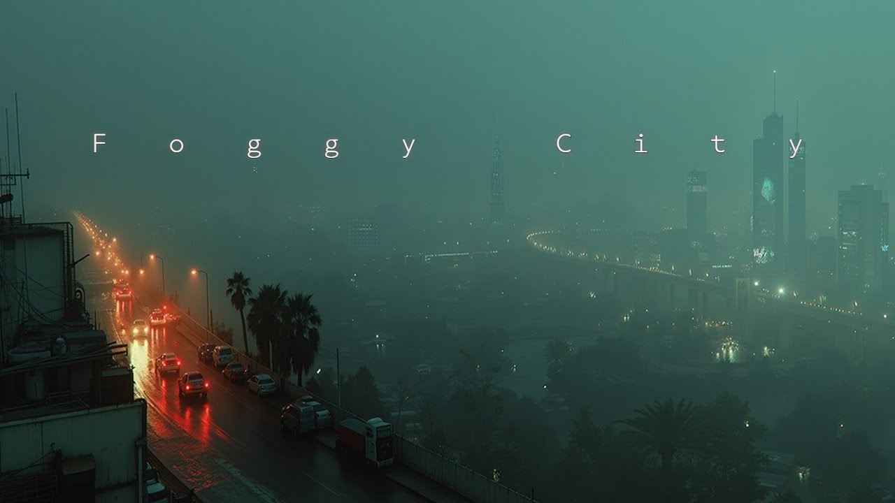 Спокойная Sci-Fi музыка для сна 🌙 Киберпанк город, ночной эмбиент для глубокой релаксации