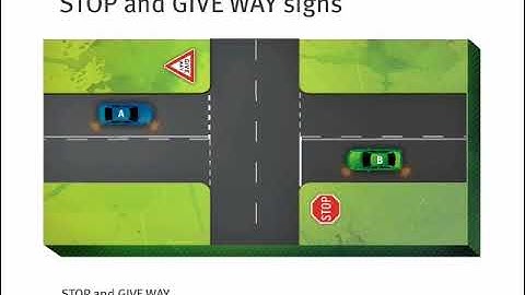 Queensland Road Rules – giving way