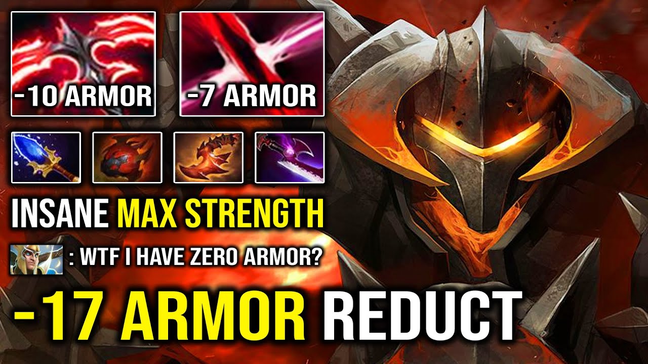 WTF -17 Armor Reduction Max Strength | Insane OP Tank Chaos Knight Deleted Enemy in 2 Seconds Dota 2