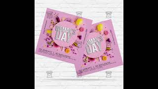 Woman International Day- Flyer PSD Template