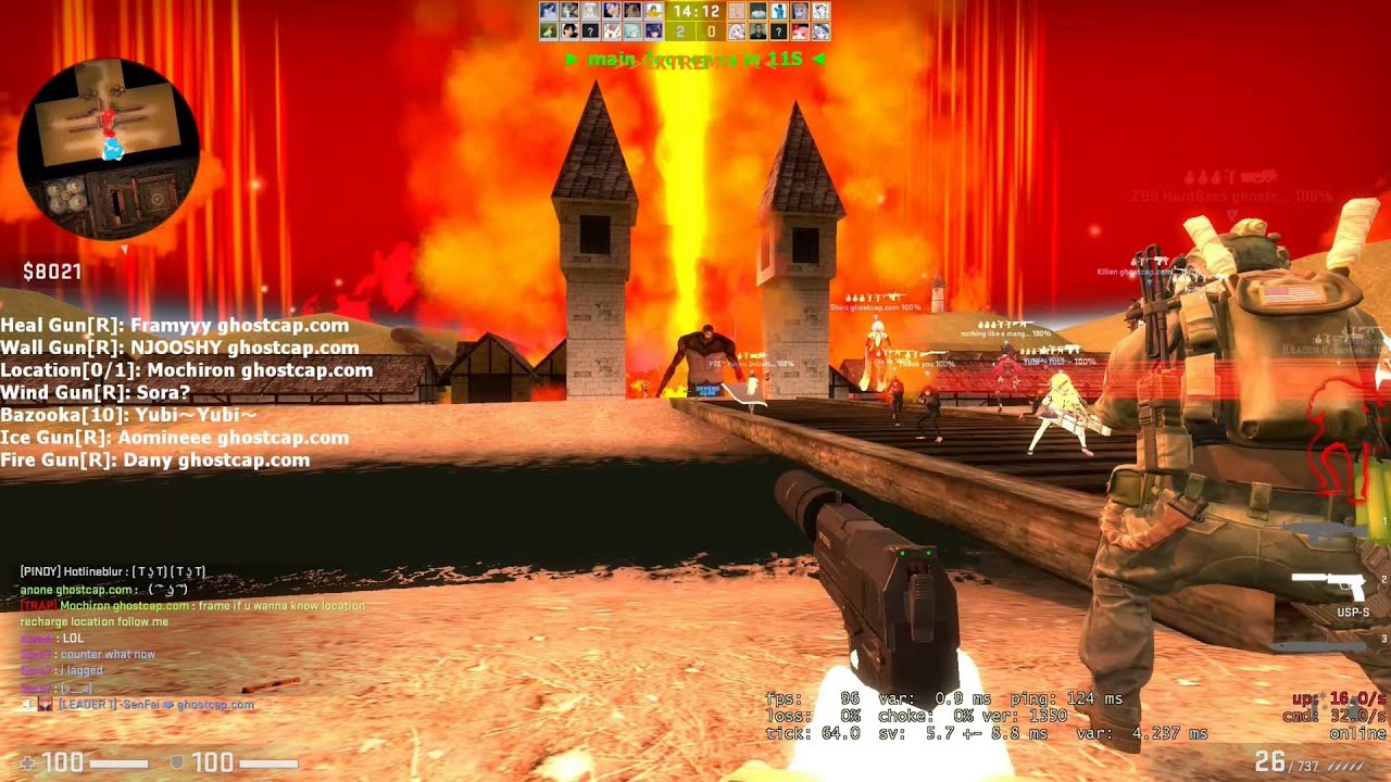 CSGO Zombie Escape ze_aot_trost_v6 3rd - YouTube