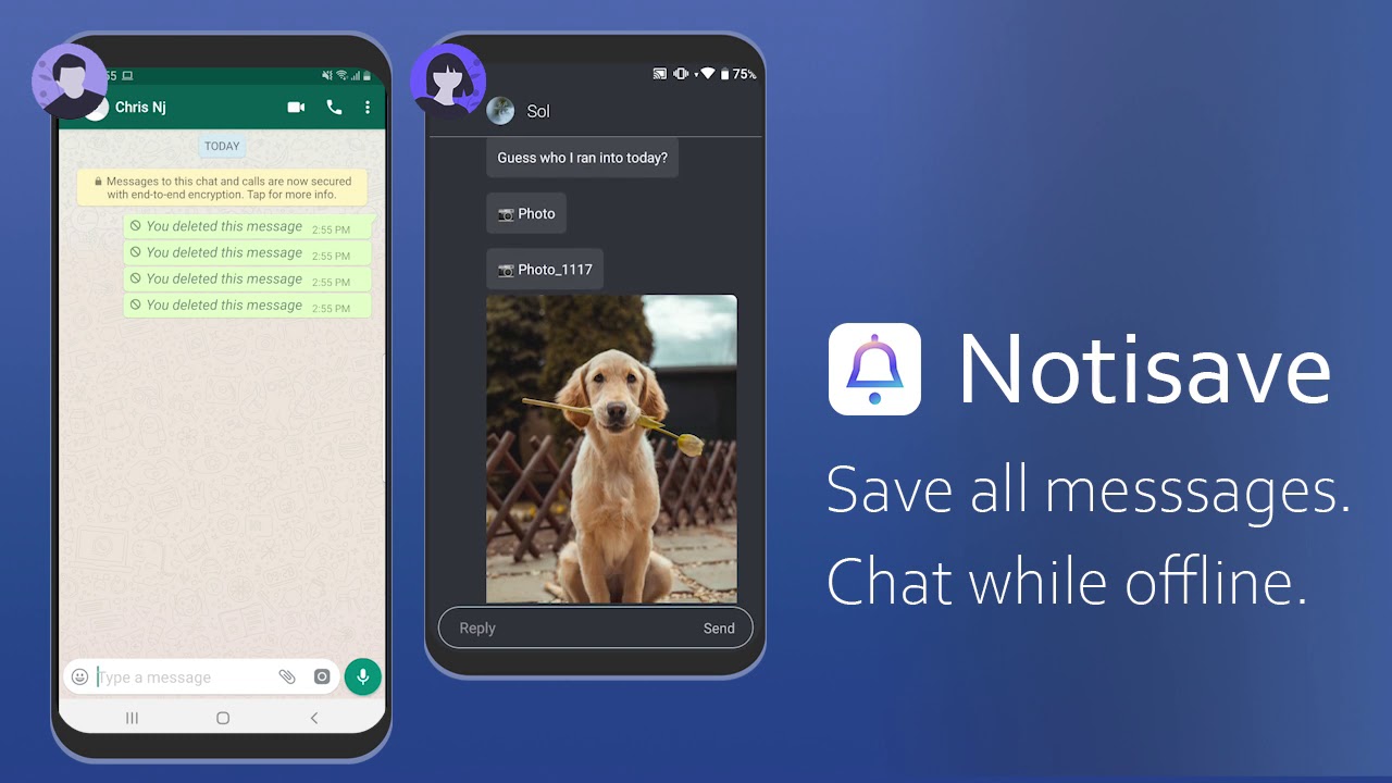 Notisave save all notifications and messages. Read when you want