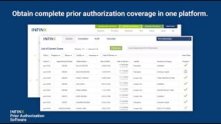 Infinx Prior Authorization Software | Schedule a Demo