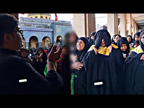 كارثه شوفو شاب دخل يقرا بنص ال خلاهن يلطمن ع روسهن بكل قوتهن لطم فزاعي